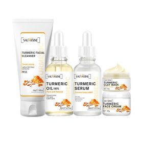 Turmeric Skin Care Kit Gentle Rejuvenation Deep Nourishing Moisturizing (Option: Suit)