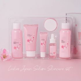 Cherry Blossom Skin Care Set 6-piece Set (Option: Cleansing Kit)